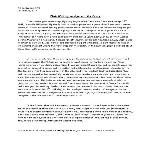 My Story | PDF