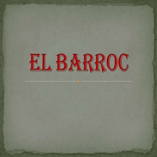El Barroc musical