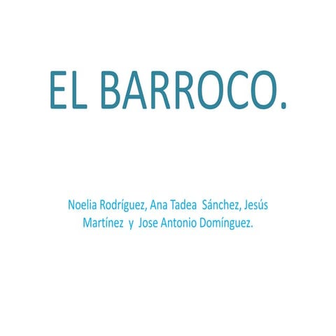 El barroco