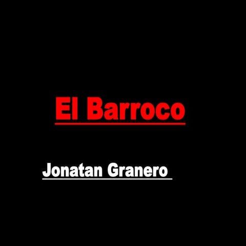 El barroco