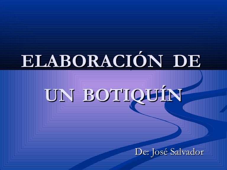 El botiquin