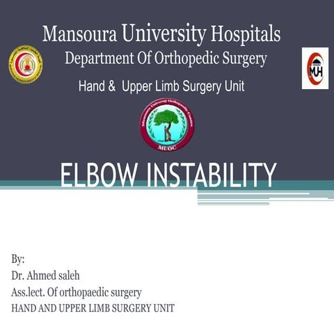 Elbow instability