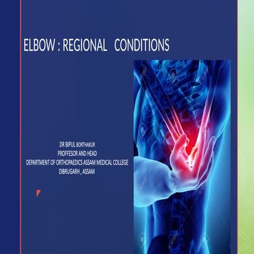ELBOW REGIONAL CONDITIONS PRESENTATION ,