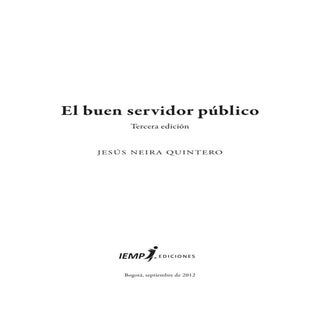 El buen servidor público - Jesus Ne...