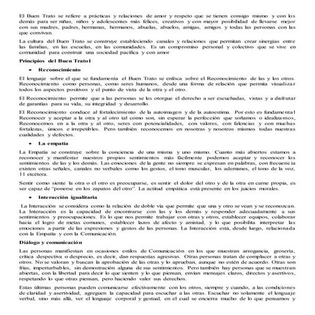 Hagamos un Trato por el Buen Trato | PPTX