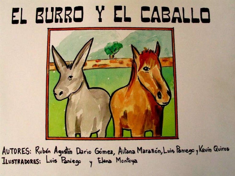 Cuento "El burro y el caballo"
