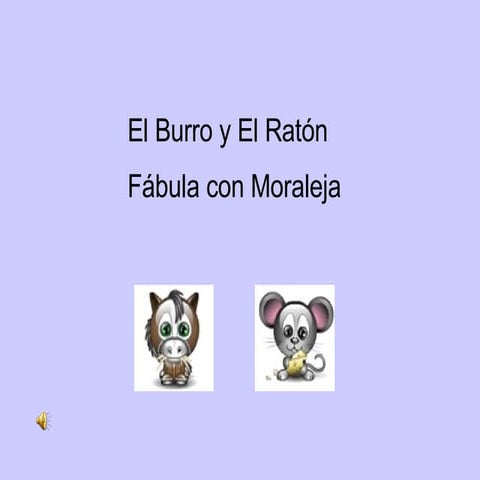 El burro y el raton | PPS