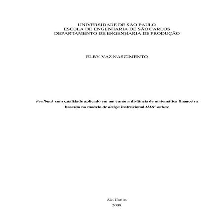 Modelo de Design Instrucional ILDF Online