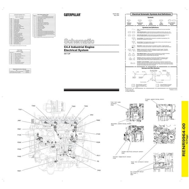 Caterpillar engine speed timing sensor circuit test | PDF