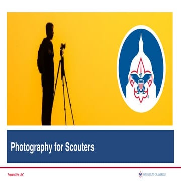 Photography for Scouters