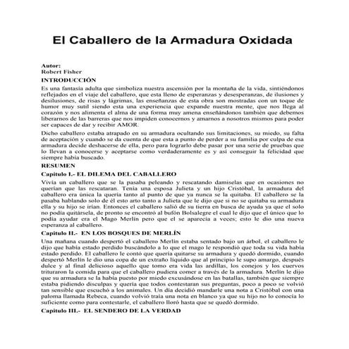 El caballero de la armadura oxidada