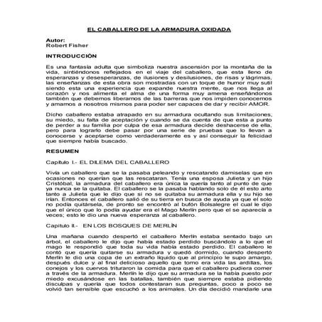 El caballero de la armadura oxidada