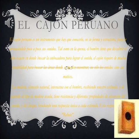 El  cajon peruano