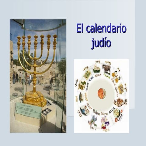 El Calendario Judiopowerpoit