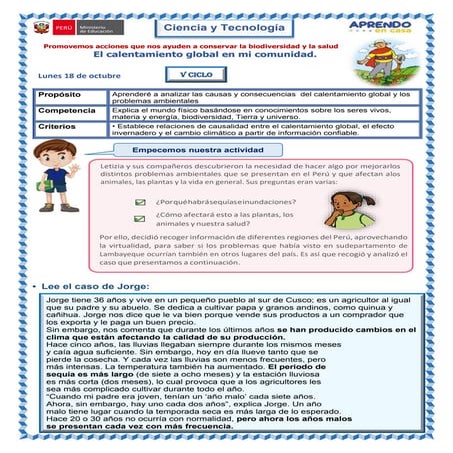 El calentamiento global en mi comunidad. Ciencia 18 de octubre.pdf