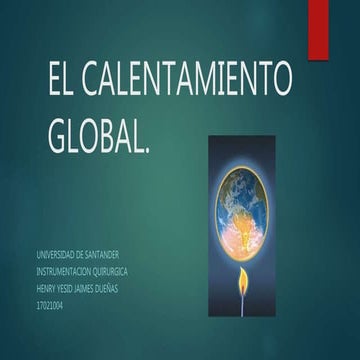 Calentamiento global | PPT