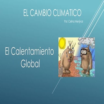 El cambio climatico
