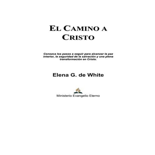 El Camino a Cristo libro de la tarjetas de conquistadores | PDF
