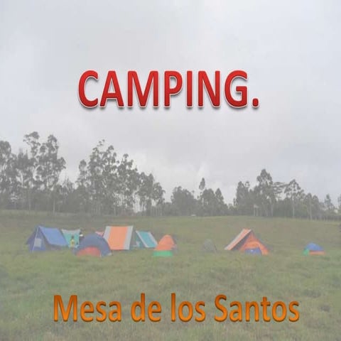 El camping