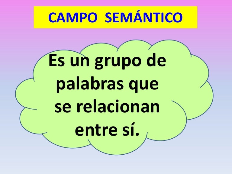El campo semántico