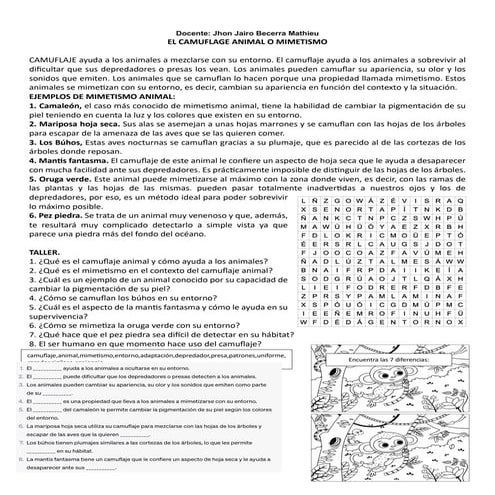 EL CAMUFLAGE ANIMAL O MIMETISMO.pdf