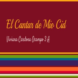 El cantar de mio cid