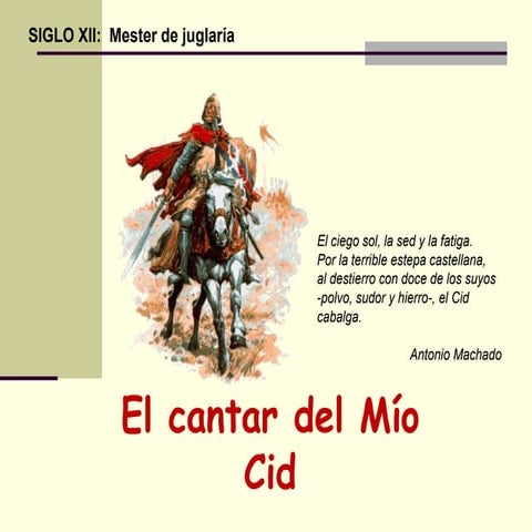 El Cantar del Mio Cid 