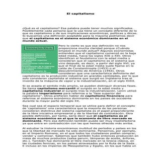 El capitalismo cristofer