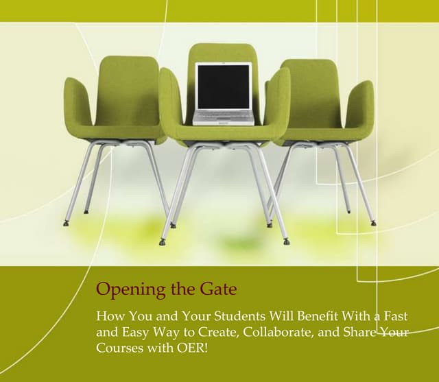 Opening the Gate: Using OER to Create and Share Courses