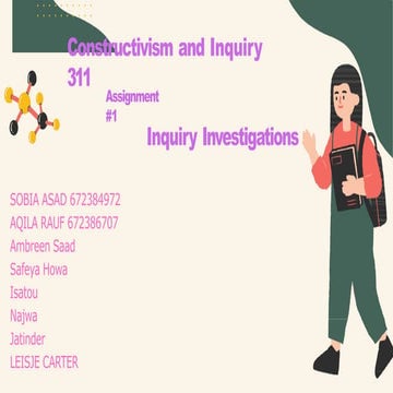 ELCD 311 ASSIGNMENT 1 Constructivism and Inquiry copy.pptx
