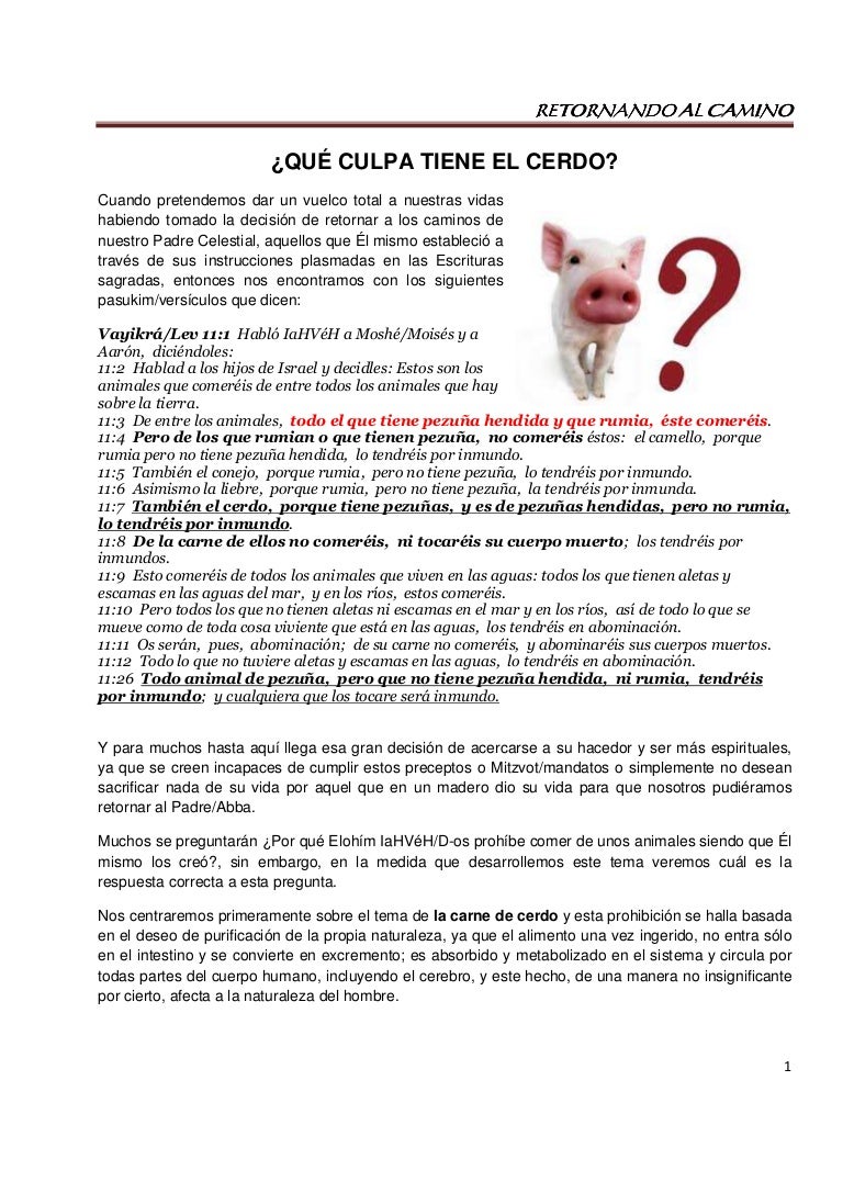 gusano que trae la carne de puerco