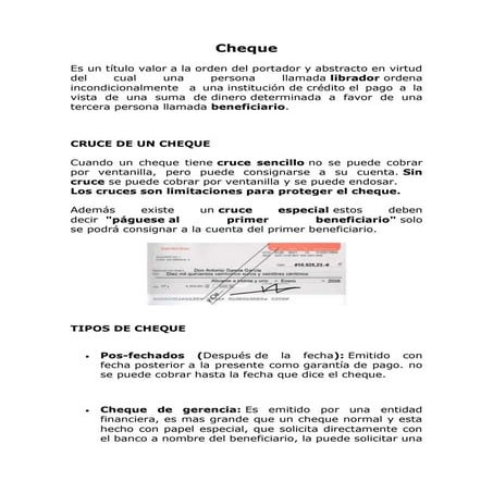 Cheques | PDF