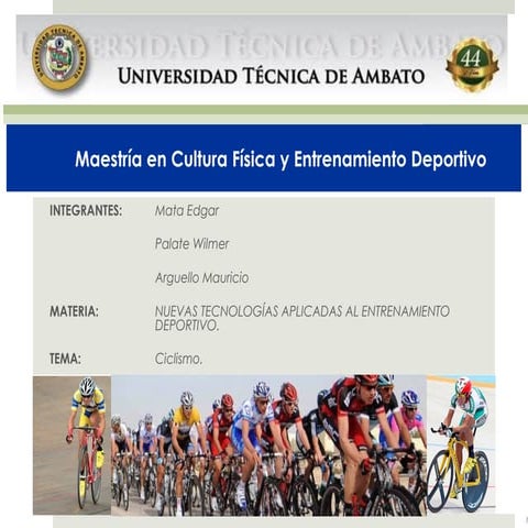 El ciclismo