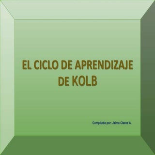 El ciclo de aprendizaje de kolb y l...