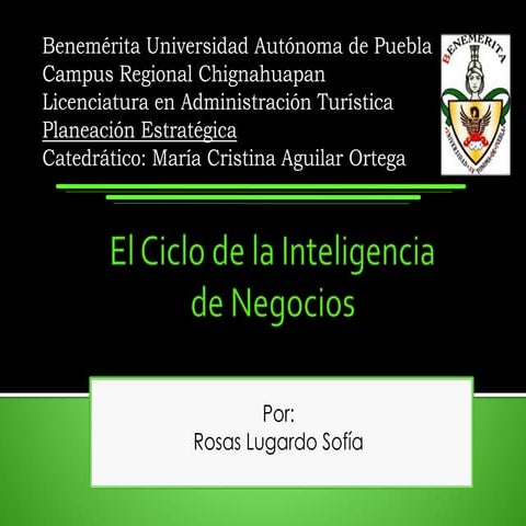 El ciclo de la inteligencia de negocios