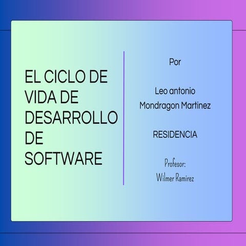 El ciclo de vida de desarrollo de software.pptx