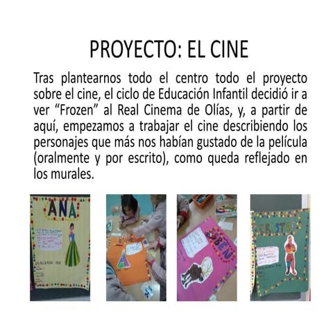 PROYECTO SEGUNDO TRIMESTRE: El cine 