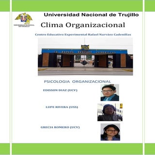 EL CLIMA  ORGANIZACIONAL - C.E.E. "...