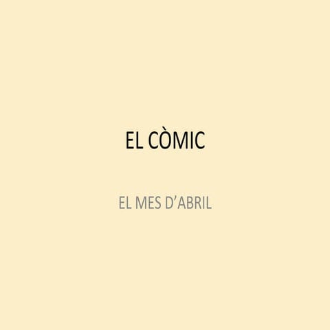 El còmic