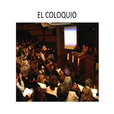 El coloquio | PPT