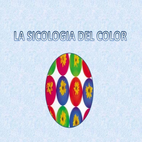 EL COLOR EN LA EDUCACIÓN