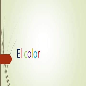 El color