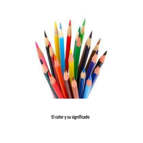 El color y su significado