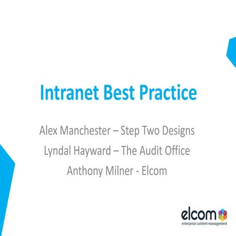 Intranet Best Practice | PPT