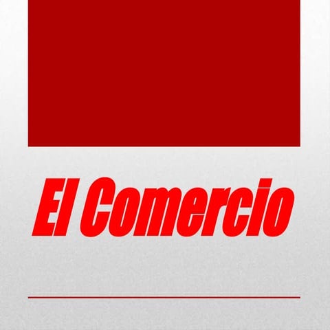 El comercio