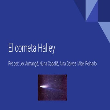 El cometa halley