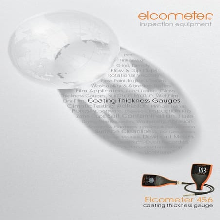Elcometer 456 Dry Film Coating Thickness Gauge sets new standards making meas...