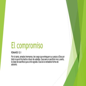 ARTÍCULO - El compromiso formal | DOCX