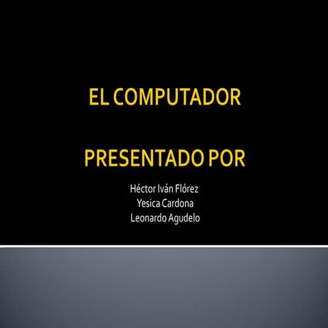 El computador 