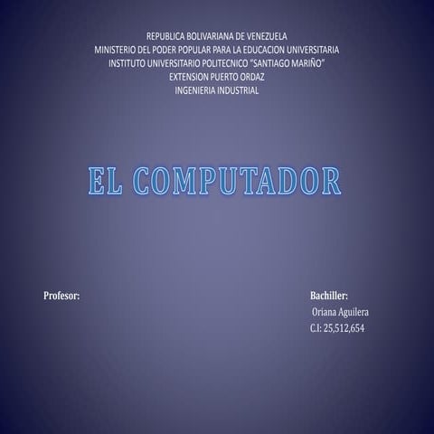 El computador